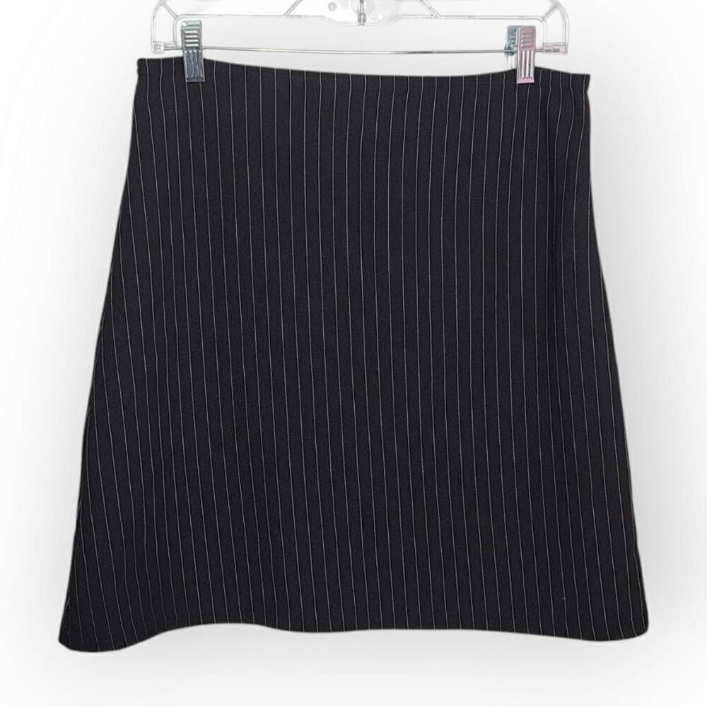 Zoey Beth Junior's Vintage Y2K Pinstripe Stretch Mini Skirt size X Large